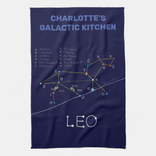 Zodiac Constellation Leo Kökshandduk