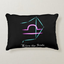 Zodiac Constellation Libra accent Pillow