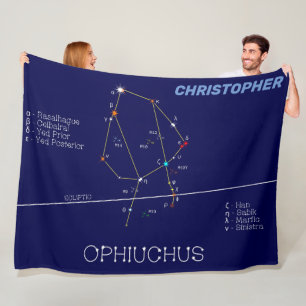 Zodiac Constellation Ophiuchus Fleecefilt