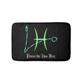 Zodiac Constellation Pisces Bath Mat Badrumsmatta