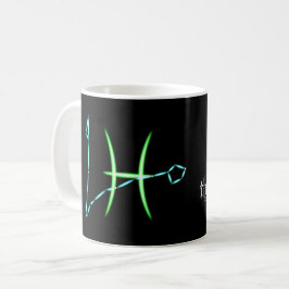 Zodiac Constellation Pisces Coffee Mugg