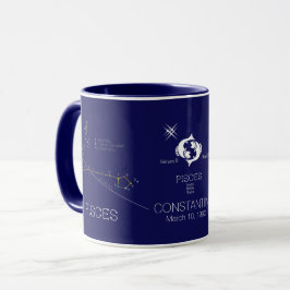 Zodiac Constellation Pisces Mugg