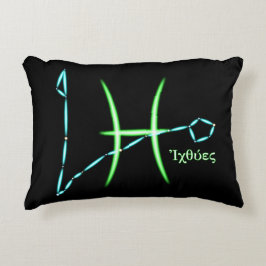 Zodiac Constellation placerar dekorfärg Prydnadskudde