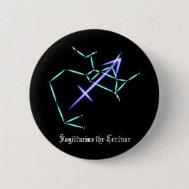 Zodiac Constellation Sagittarius Button Knapp