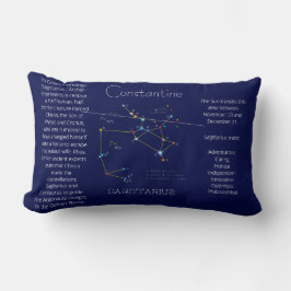 Zodiac Constellation Sagittarius Funny Unik Lumbarkudde