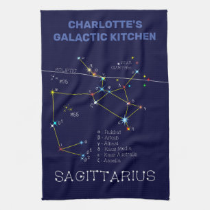 Zodiac Constellation Sagittarius Kökshandduk