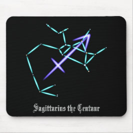 Zodiac Constellation Sagittarius Mouse Pad Musmatta