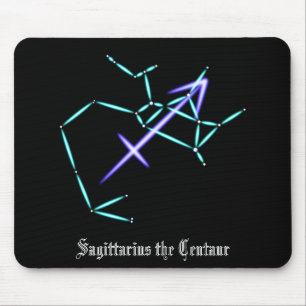 Zodiac Constellation Sagittarius Mouse Pad Musmatta