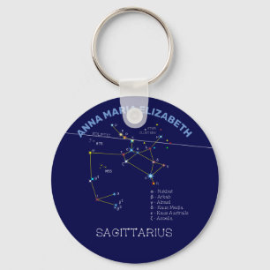 Zodiac Constellation Sagittarius Nyckelring