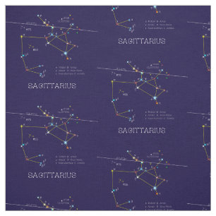 Zodiac Constellation Sagittarius Tyg