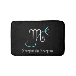 Zodiac Constellation Scorpio Bath Mat Badrumsmatta