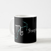 Zodiac Constellation Scorpio Coffee Mugg