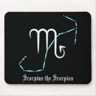 Zodiac Constellation Scorpio Mouse Pad Musmatta