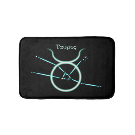 Zodiac Constellation Taurus Bath Mat Badrumsmatta