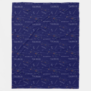 Zodiac Constellation Taurus Fleecefilt