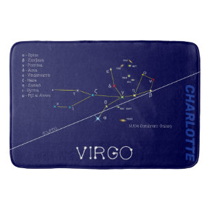 Zodiac Constellation Våg Badrumsmatta