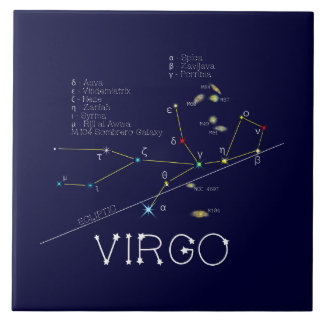 Zodiac Constellation Våg Kakelplatta