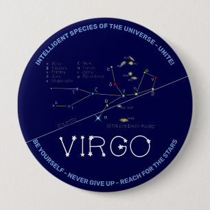 Zodiac Constellation Våg Knapp