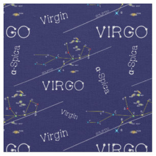 Zodiac Constellation Våg Tyg