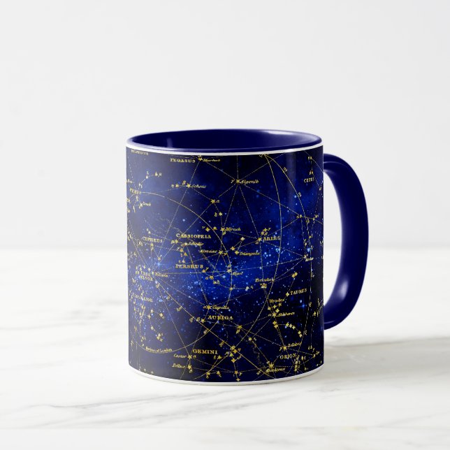 Zodiac Constellations Galaxy Mugg (Framsida höger)