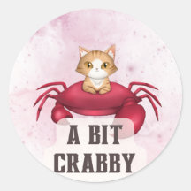 Zodiac Crab Decal för Astrology Älskare