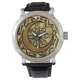 Zodiac Crescent Måne Mucha Armbandsur