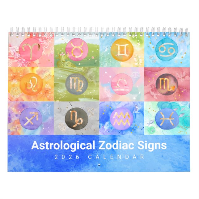 Zodiac Duets 2026 Astrological Art Calendar Kalender (Omslag)