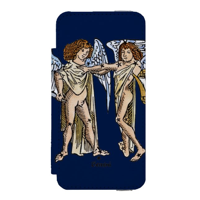 Zodiac: Gemini 1482 Incipio iPhone Wallet Skal (Folio Framsidan)