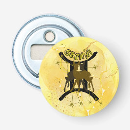 Zodiac Gemini Flaska Öppna Flasköppnare