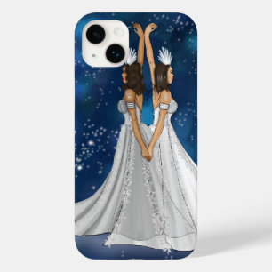 Zodiac Gemini Goddess i Blue Celestial Space
