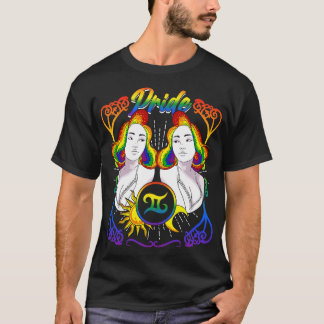 Zodiac Gemini LGBTQ-Pride T Shirt
