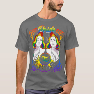 Zodiac Gemini LGBTQ-Pride T Shirt