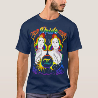 Zodiac Gemini LGBTQ-Pride T Shirt