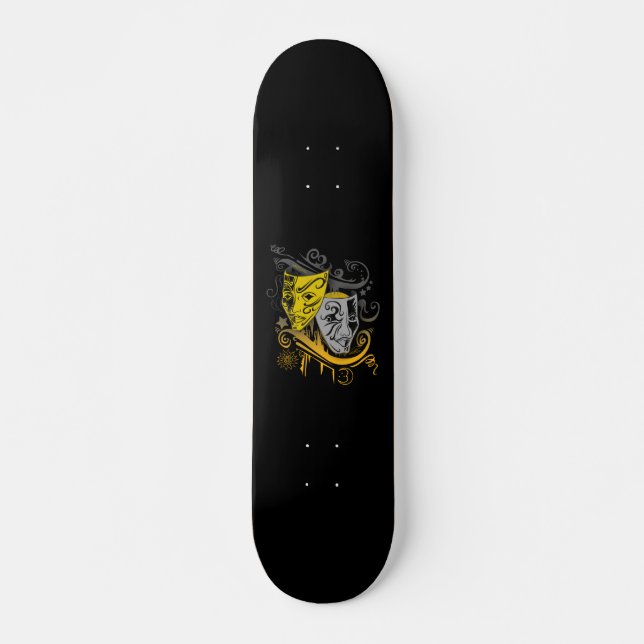 Zodiac - Gemini Mini Skateboard Bräda 18,5 Cm (Framsida)