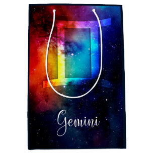 Zodiac : Gemini Rainbow Space