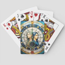 Zodiac - Gemini Twillingarna Casinokort