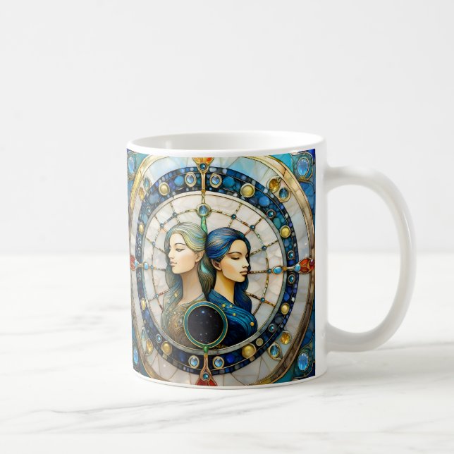 Zodiac - Gemini Twillingarna Kaffemugg (Höger)