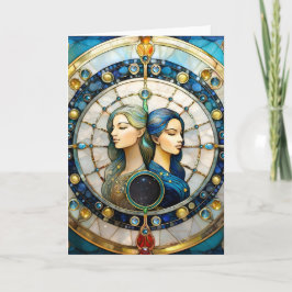 Zodiac - Gemini Twillingarna Kort