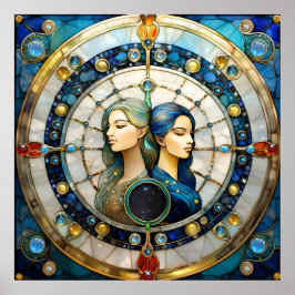 Zodiac - Gemini Twillingarna Poster
