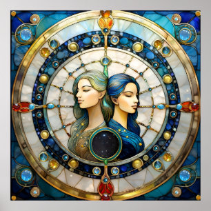 Zodiac - Gemini Twillingarna Poster