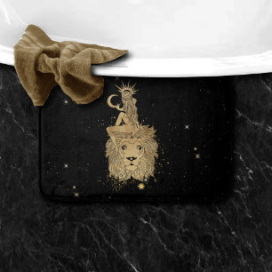 Zodiac Goddess Cosmic Guld Leo Astrology Badrumsmatta