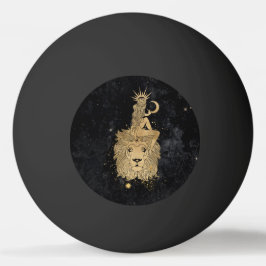 Zodiac Goddess | Cosmic Guld Leo Astrology Pingisboll