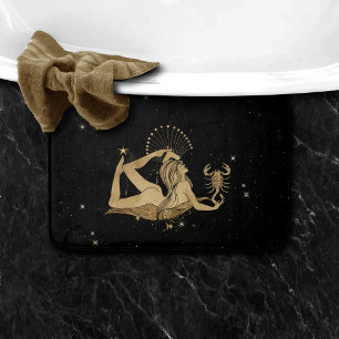 Zodiac Goddess Cosmic Guld Scorpio Astrology Badrumsmatta