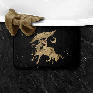 Zodiac Goddess Cosmic Guld Taurus Astrology Badrumsmatta