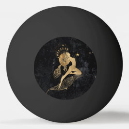 Zodiac Goddess | Kosmiskt Guld Astrologi Pingisboll