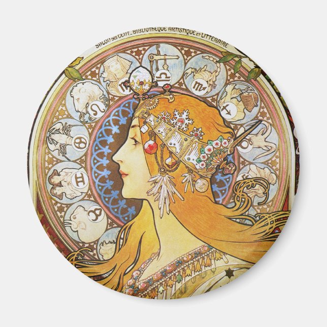 Zodiac Goddess Magnet (Framsidan)