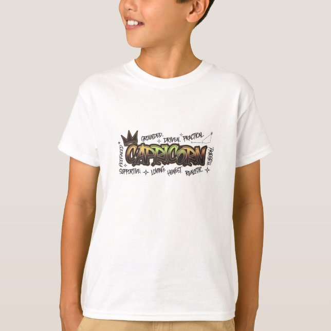 Zodiac Graffiti T Shirt (Framsida)