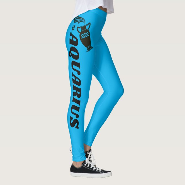 ZODIAC GRAPHIC AQUARIUS LEGGINGS (Höger)