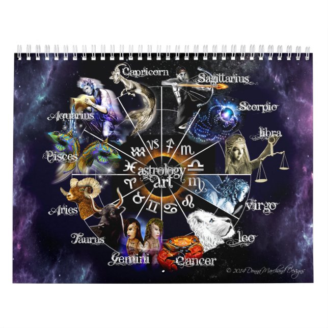Zodiac Graphic Calendar Kalender (Omslag)