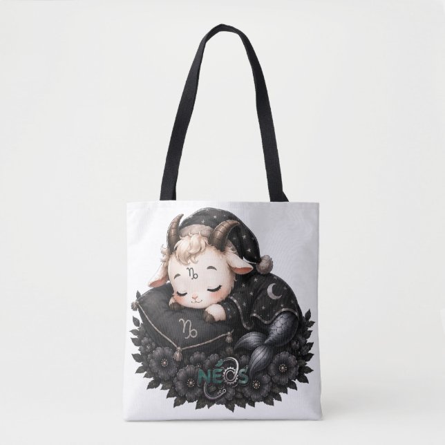 Zodiac Kawaii Neos Stenbocken Tygkasse (Framsida)